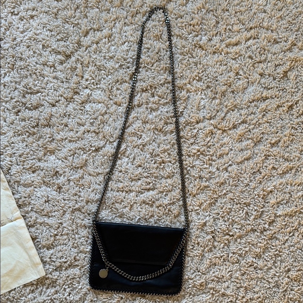 Stella McCartney black bag. Can be worn as a clutch or crossbody